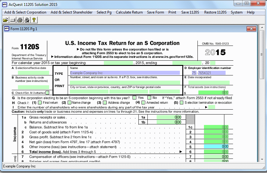 Click to view AcQuest 1120S Solution 2012 1.00 screenshot