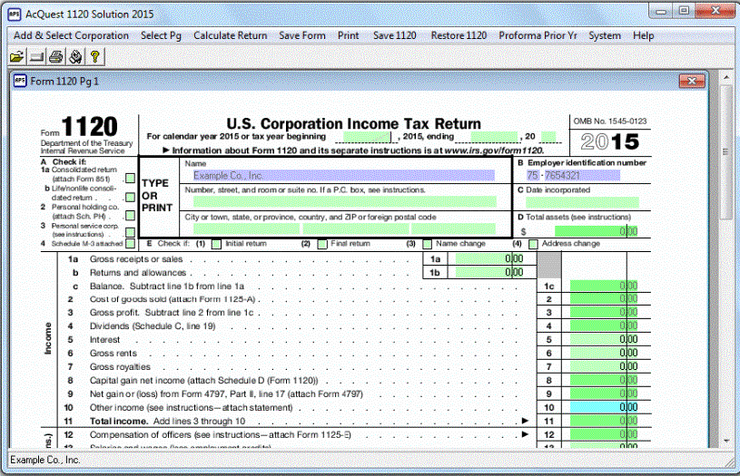 Click to view AcQuest 1120 Solution 2012 1.00 screenshot