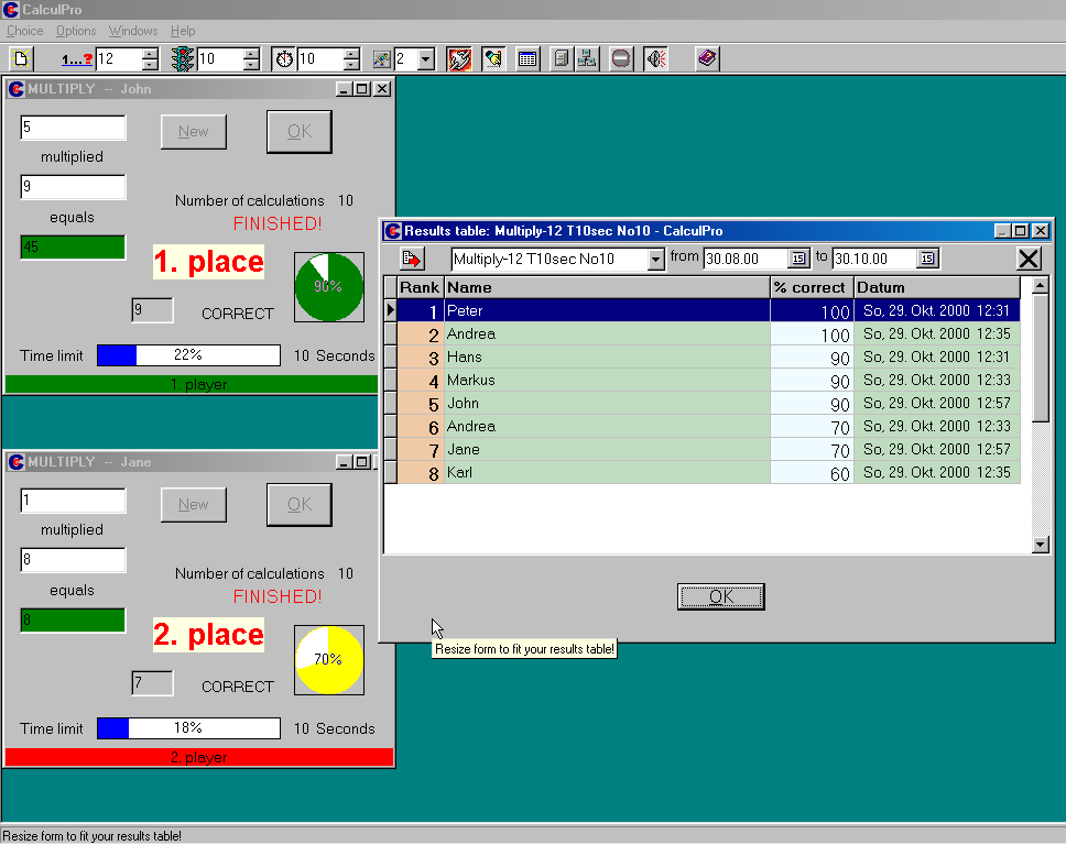 Click to view CalculPro 1.2.1 screenshot