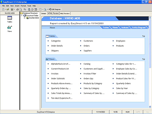 Click to view EasyStruct 4.5 Enterprise 4.5 SE screenshot