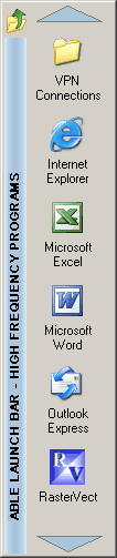 Click to view Able Launch Bar 3.8.11 screenshot