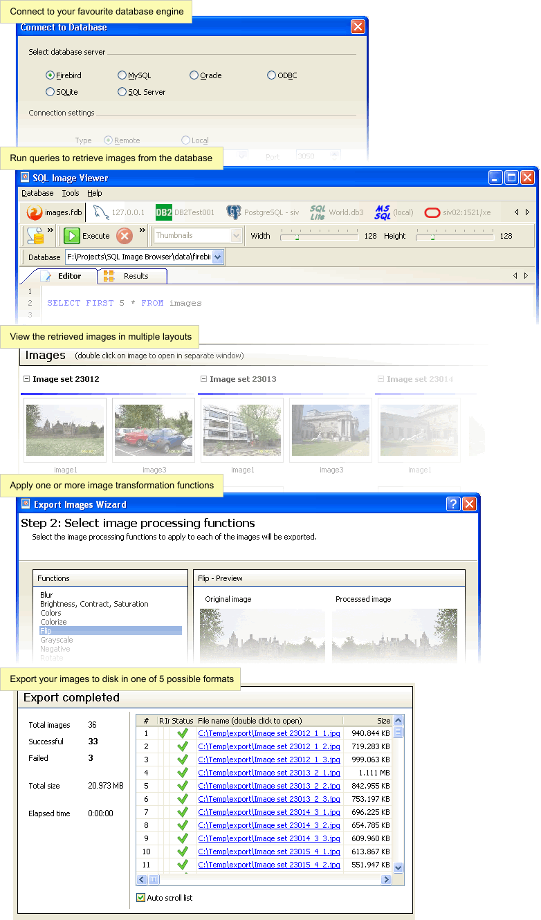 Click to view SQL Image Viewer 5.2 screenshot