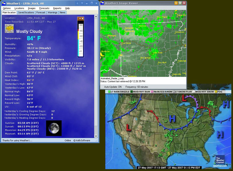 Click to view Weather1 8.53 screenshot