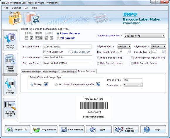 Click to view Barcode Business 7.3.0.1 screenshot