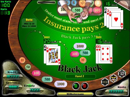 Click to view Black Jack 2.0 screenshot