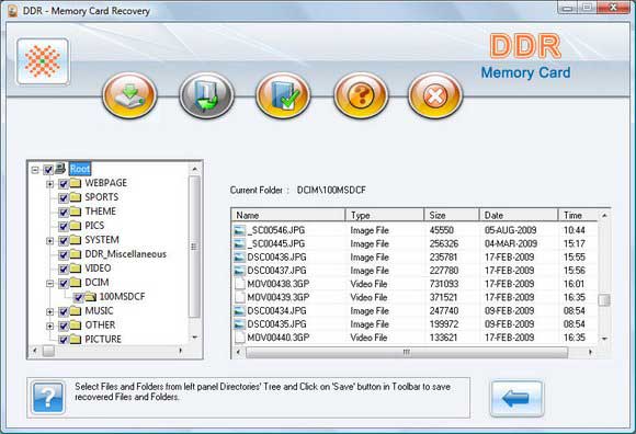 Click to view Recover Photos SD Card 4.0.1.6 screenshot