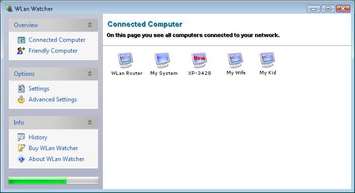 Click to view WLan Watcher 2.0 screenshot