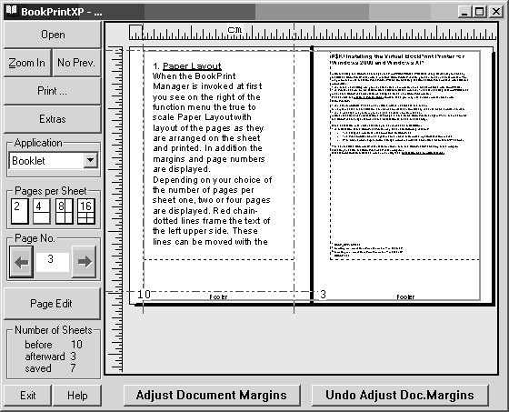 Click to view BookPrintXP 2.2.03 screenshot