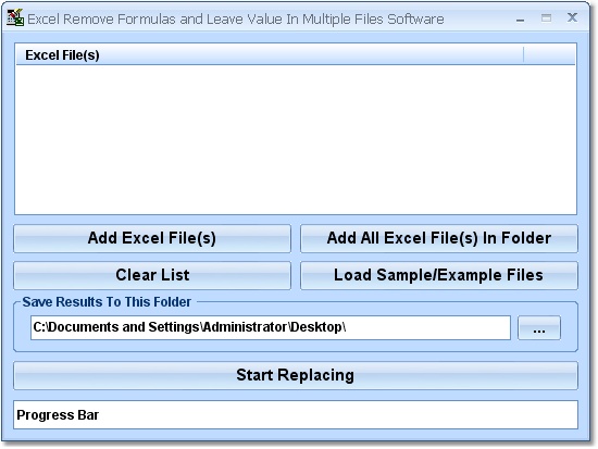 Click to view Excel Remove Formulas and Leave Value In Multiple  7.0 screenshot