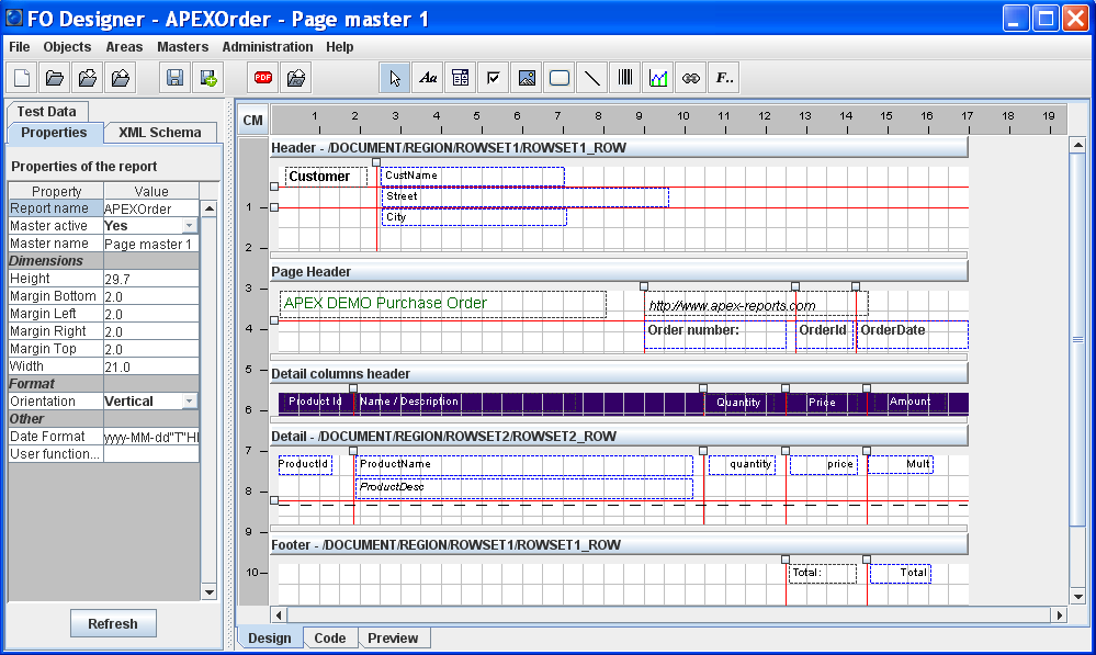 Click to view J4L FO Designer 1.6.3 screenshot