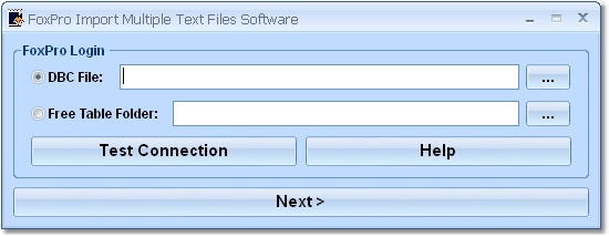 Click to view FoxPro Import Multiple Text Files Software 7.0 screenshot