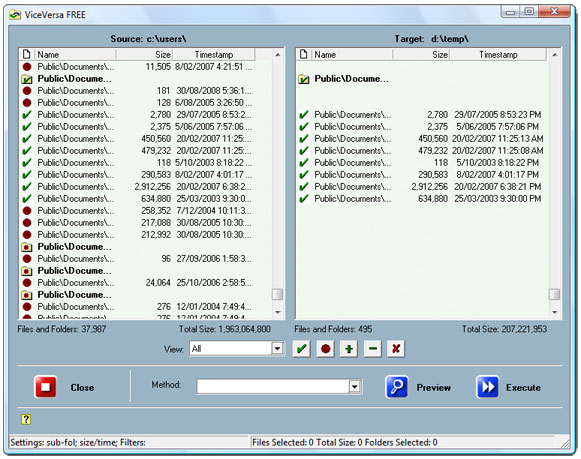 Click to view ViceVersa Free 1.0.4 screenshot