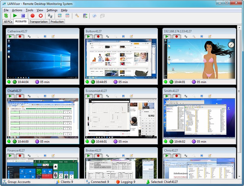 Click to view LANVisor 1.9.7 screenshot