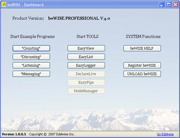 Click to view beWISE 4.0 screenshot