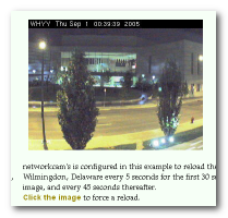 Click to view NetworkCam 1.6 screenshot