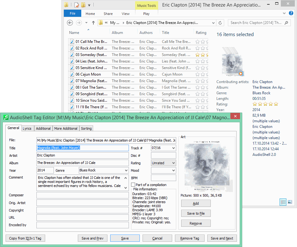 Click to view AudioShell 2.0 beta 2 screenshot