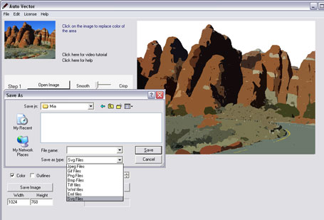 Click to view Auto Vector 1.0 screenshot
