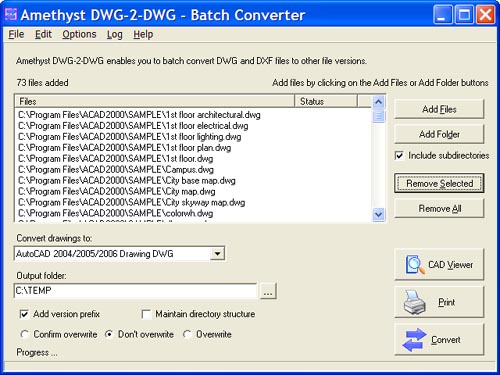 Click to view Amethyst DWG-2-DWG 2 screenshot