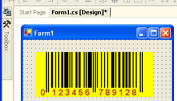 Click to view BarCode .NET Control 1.7 screenshot