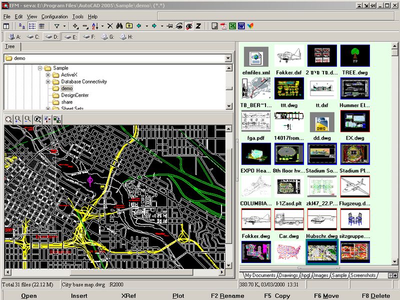 Click to view EFM QV - Etecad File Manager Quick View 2.10.1 screenshot