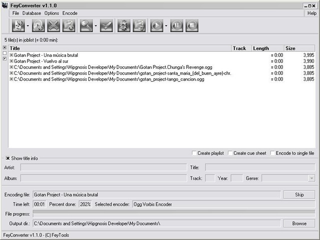 Click to view FeyConverter 2.7.0 screenshot