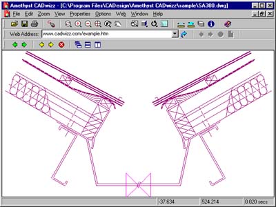 Click to view Amethyst CADwizz MAX 3 screenshot