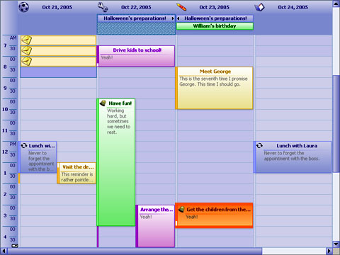 Click to view PocketPlanner 4.5 screenshot