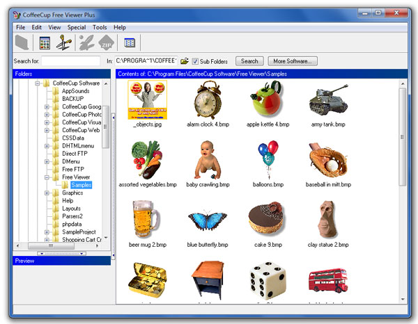 Click to view CoffeeCup Free Image Viewer Plus 2.6 screenshot