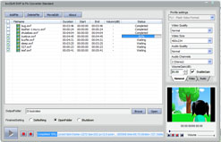 Click to view bvcsoft SWF to FLV Converter 3.7.6 screenshot