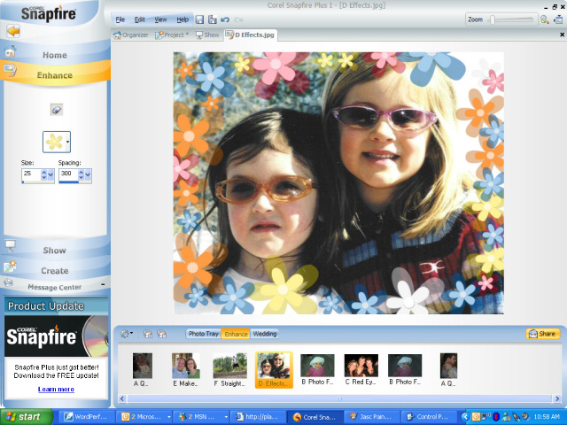 Click to view Corel Snapfire Plus 1.1 screenshot