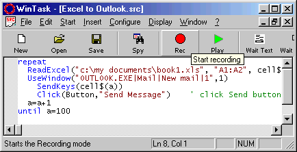 Click to view WinTask lite 3.6 screenshot