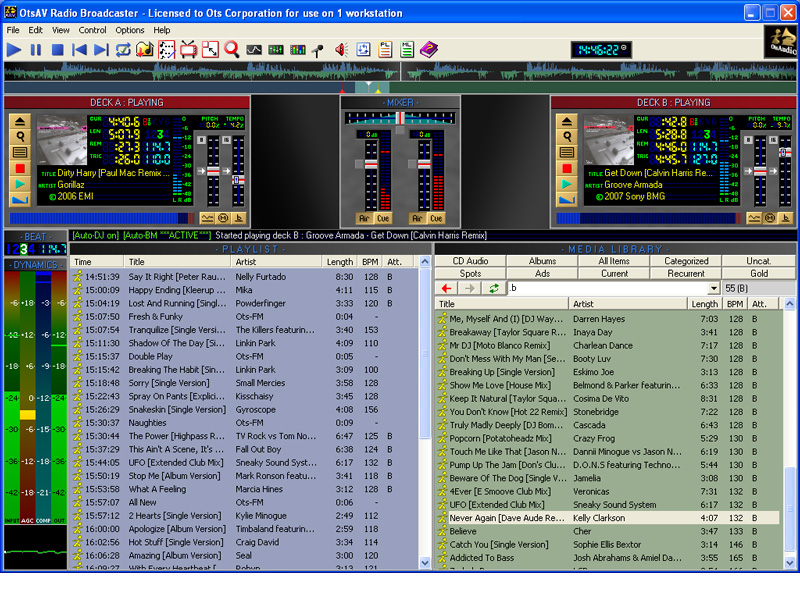 Click to view OtsAV Radio 1.85.076 screenshot