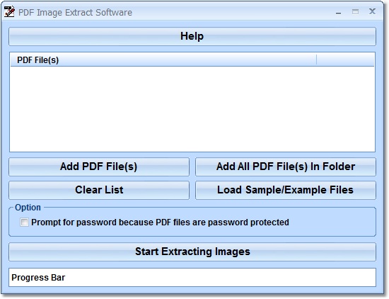 Click to view PDF Image Extract Software 7.0 screenshot
