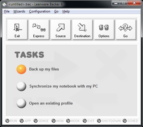 Click to view Leanware Backer 6.8 screenshot