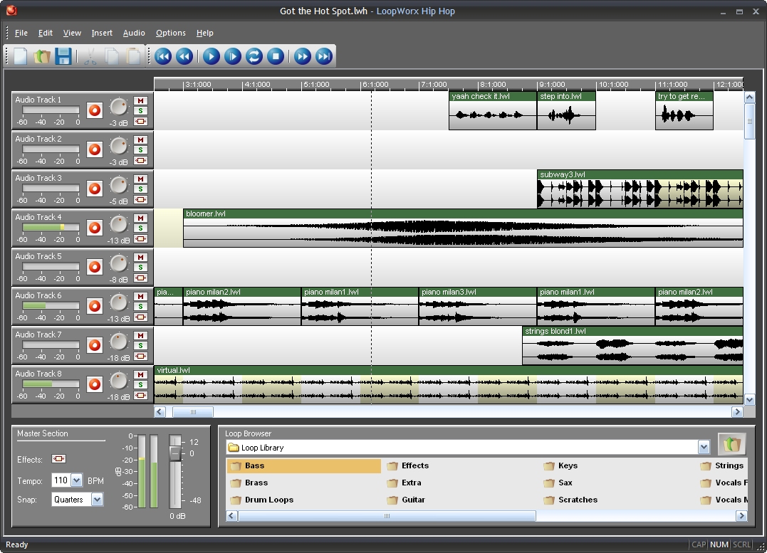 Click to view LoopWorx Rock Edition 1.0 screenshot