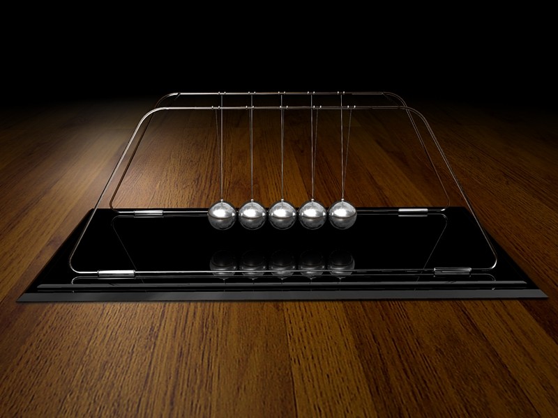 Click to view 3D Newton Pendulum Screensaver 1.0 screenshot