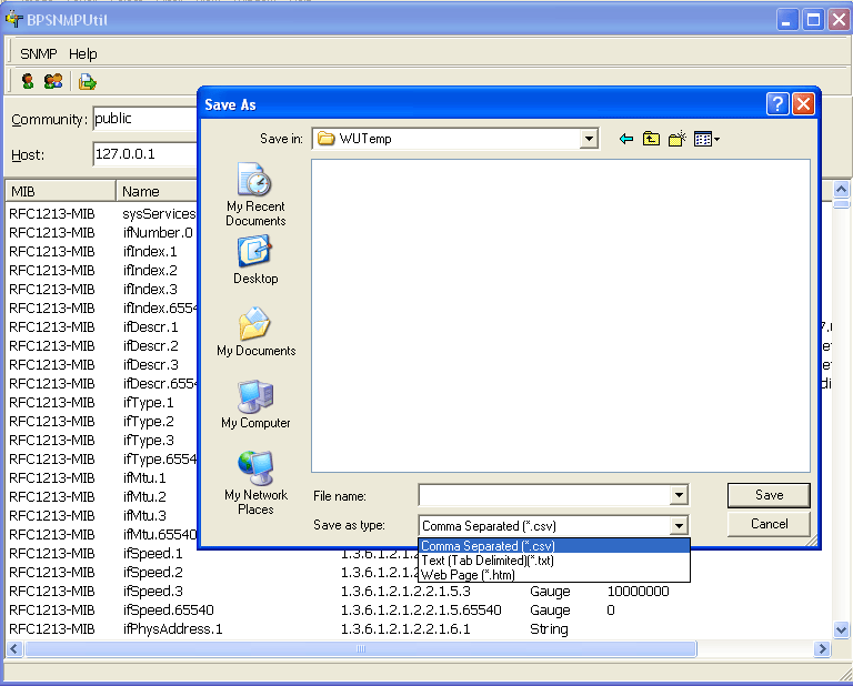 Click to view BPSNMPUtil 1.0.2.3 screenshot