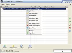 Click to view PDF to HTML batch converter command line 3.0 screenshot