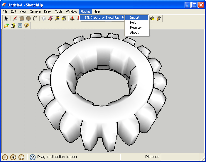 Click to view STL Import for SketchUp 1.0 screenshot