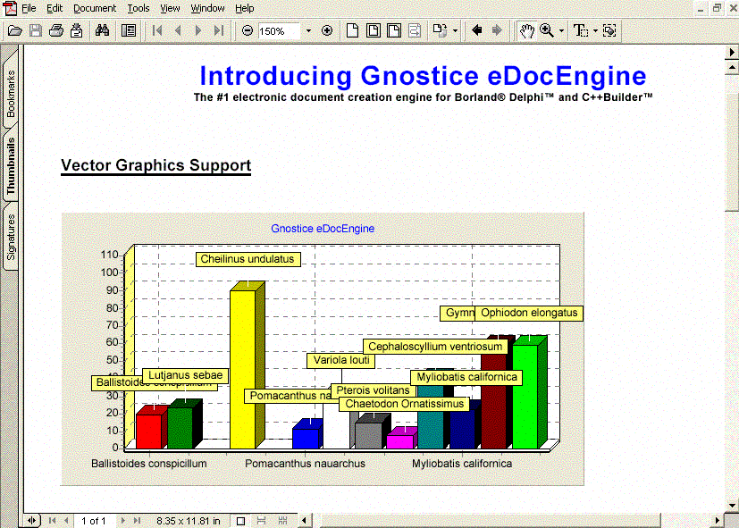 Click to view Gnostice eDocEngine VCL 4.0.0.213 screenshot