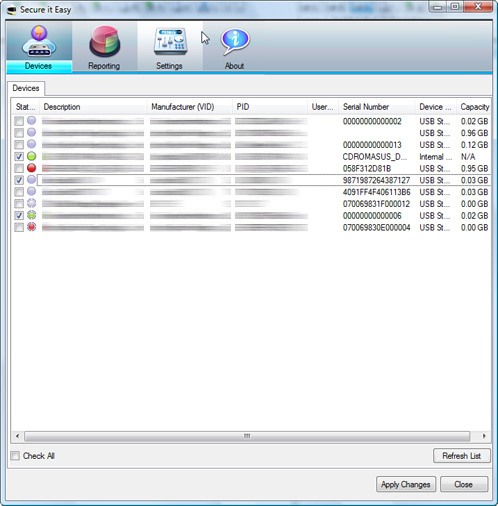 Click to view Secure it Easy    USB Port Firewall Lock 2.0.4.0 screenshot