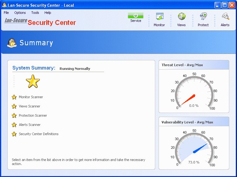 Click to view Security Center Lite 3.6 screenshot