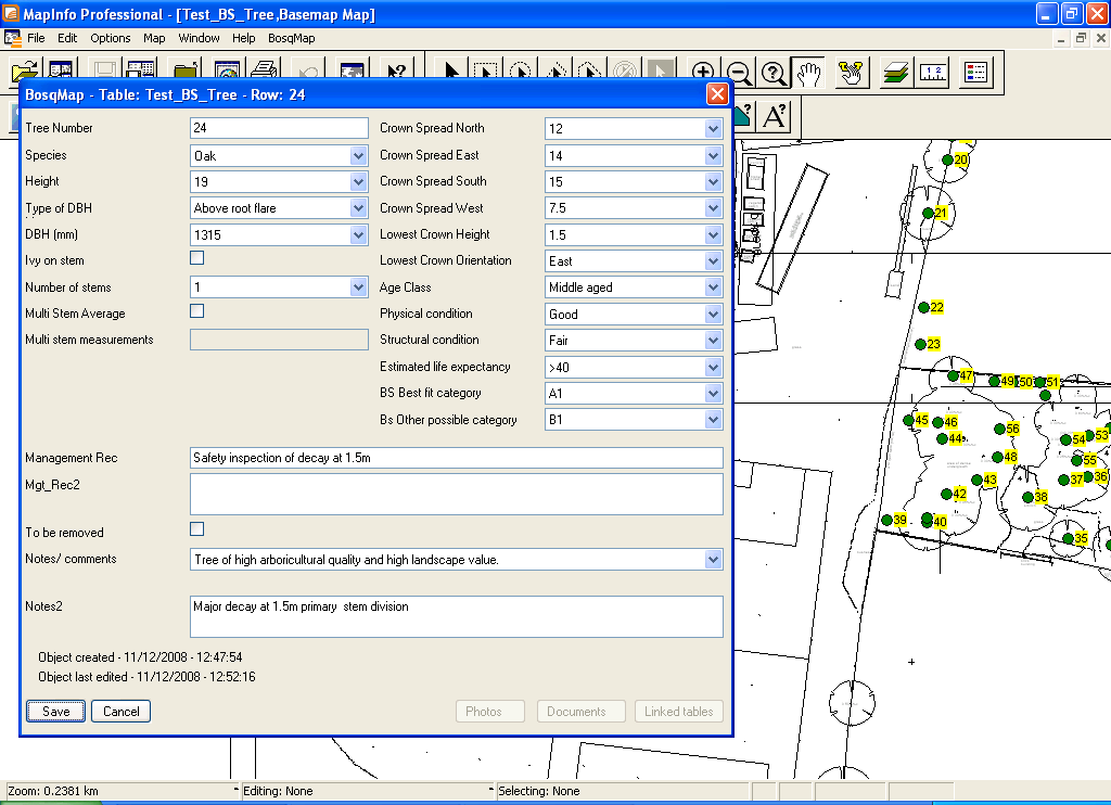 Click to view BosqMap 1.2 screenshot