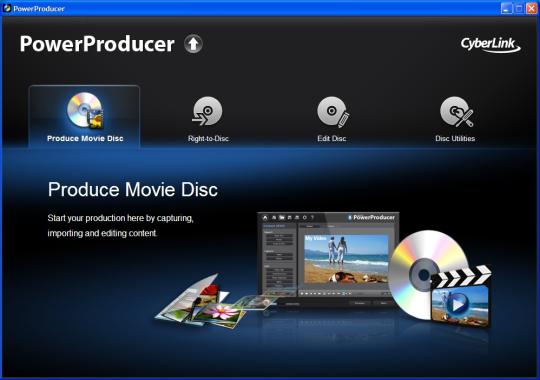 Click to view CyberLink PowerProducer 6 screenshot