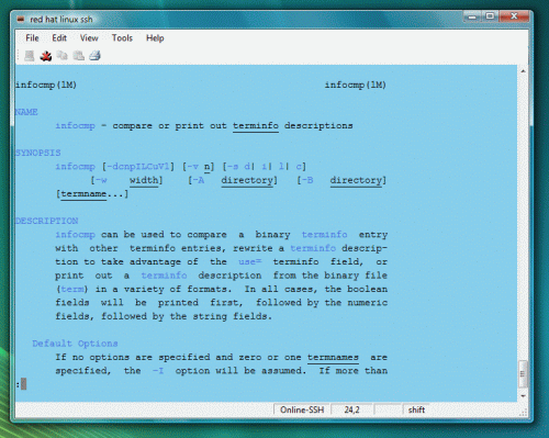 Click to view Mocha Telnet for Windows 7/8 1.5 screenshot