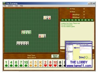 Click to view Tams11 TileRummy 1.0.11.7 screenshot