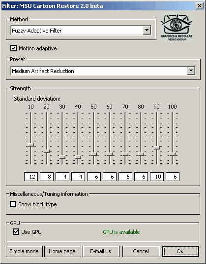 Click to view MSU Cartoon Restorer 2.0beta screenshot