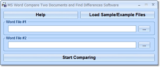 Click to view MS Word Compare Two Documents and Find Differences 7.0 screenshot