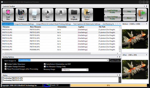 Click to view Batch It Pro 5.23 screenshot