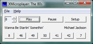 Click to view XMicroplayer 1.4 screenshot